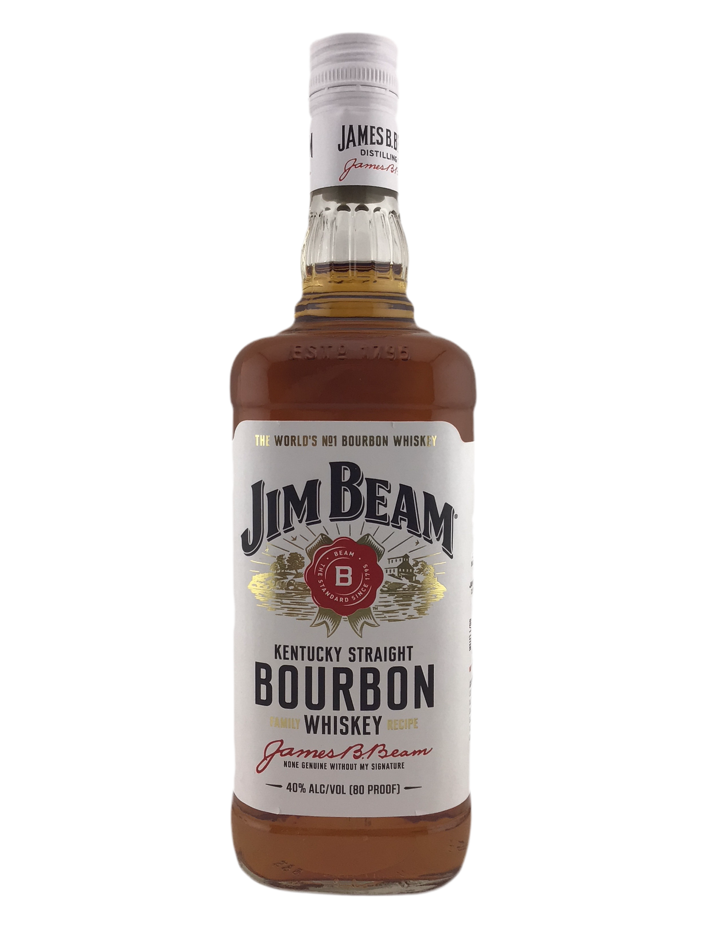 Jim Beam Kentucky Straight Bourbon Whiskey 1L