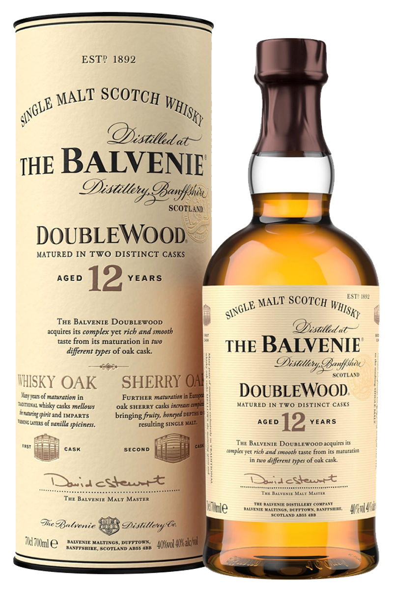 The Balvenie 12 Years Double Wood Single Malt Scotch Whisky The Balvenie 12 Years Double Wood Single Malt Scotch Whisky
