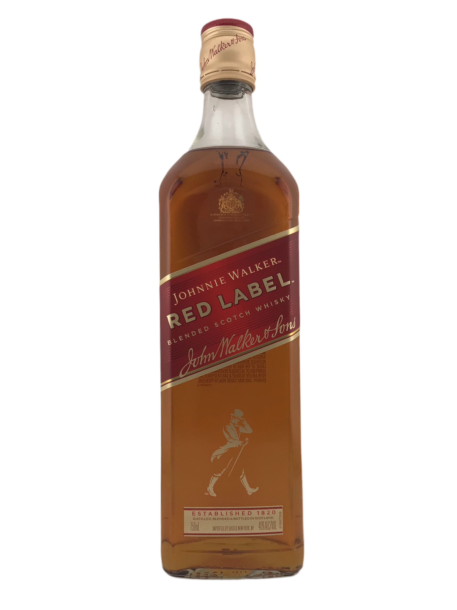 JOHNNIE WALKER RED LABEL 750ML – Sunset Corners