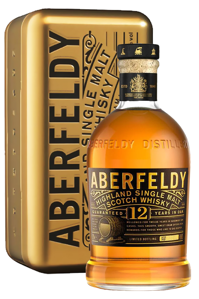 Aberfeldy 12 Years Single Malt Scotch Whisky 750 ML 2