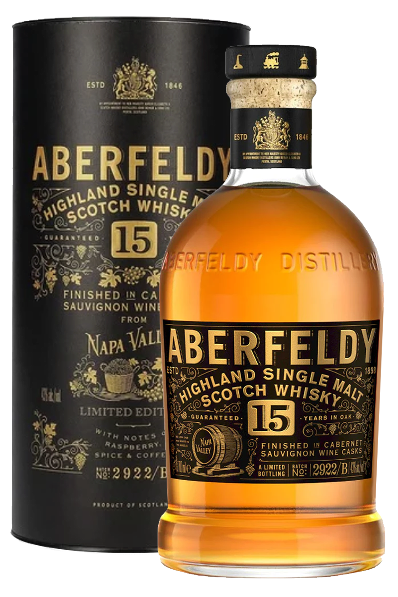 Aberfeldy 15 Years Single Malt Scotch Whiskey 750 ML 2