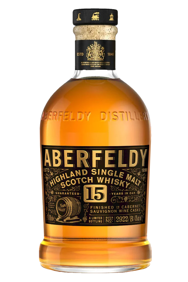 Aberfeldy 15 Years Single Malt Scotch Whiskey 750 ML