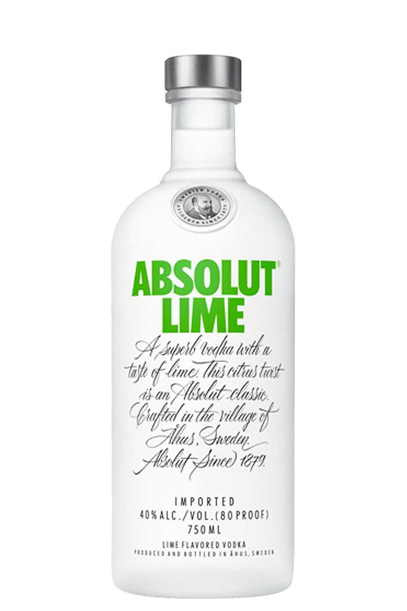 Absolut Lime Vodka 750 ML