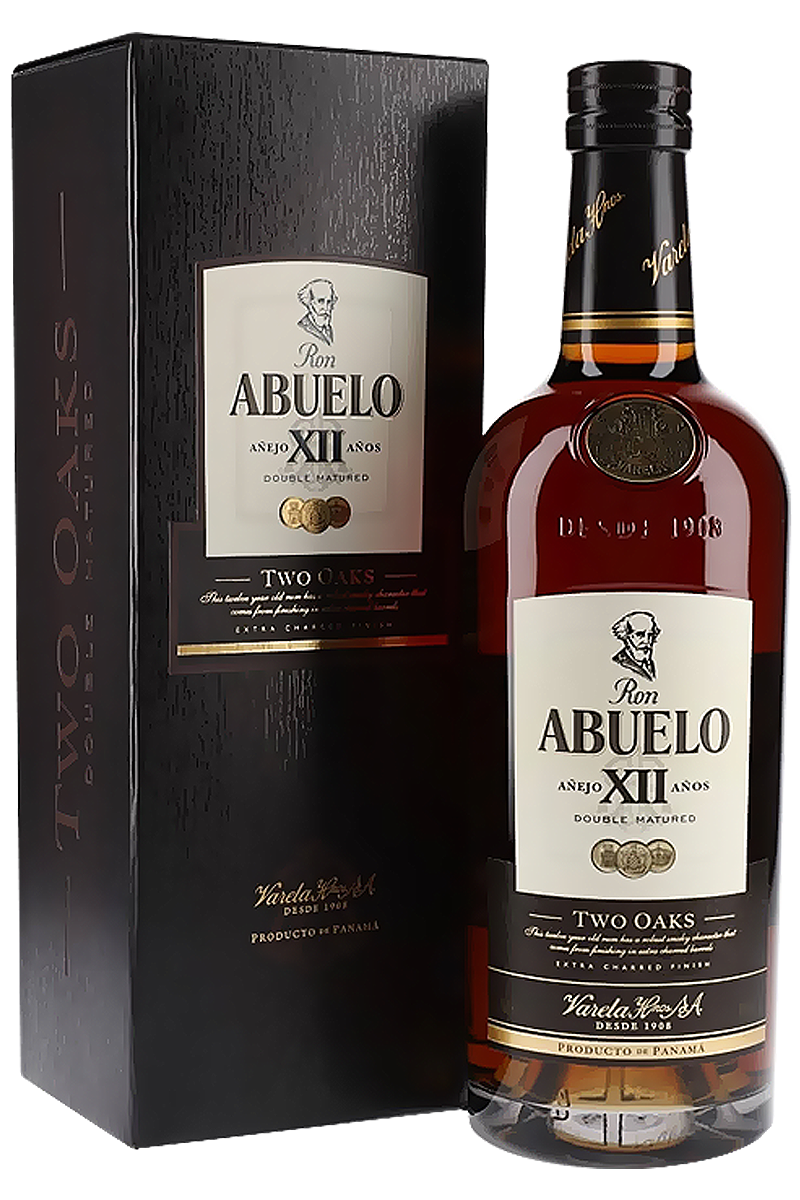 Abuelo Two Oaks 12 Years Double Matured Rum 750 ML