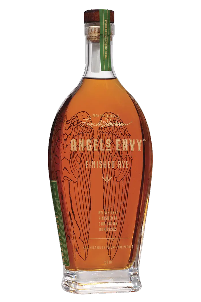 Angel's Envy Rye Whiskey Caribbean Rum Casks Finish