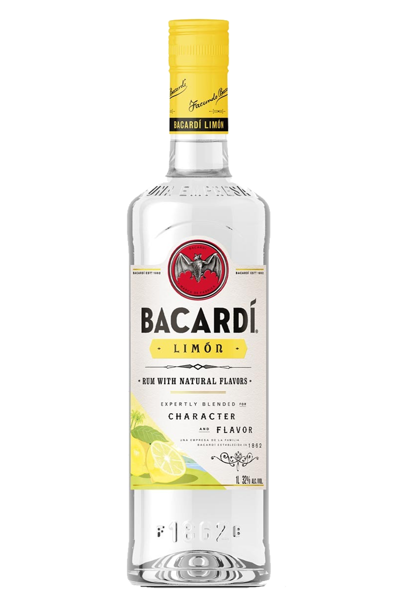 Bacardi Limon Flavored Rum 1 LT