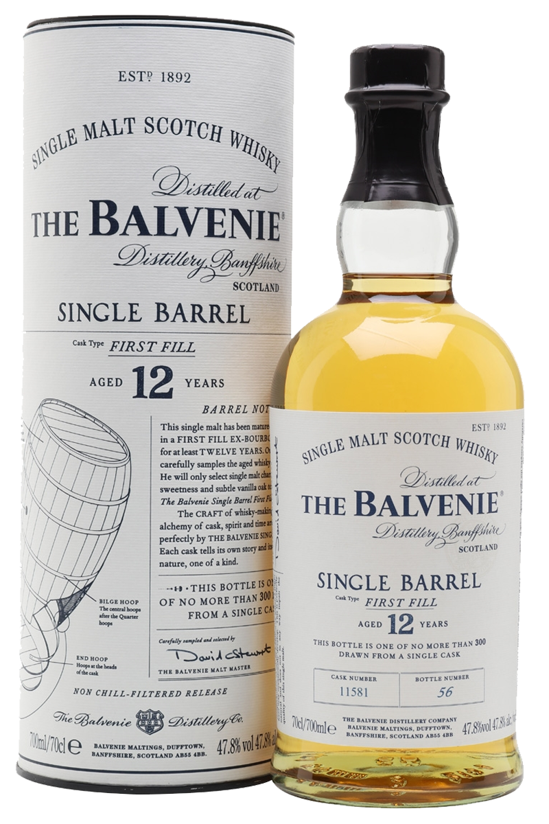 The Balvenie 12 Years Single Barrel Single Malt Scotch Whisky