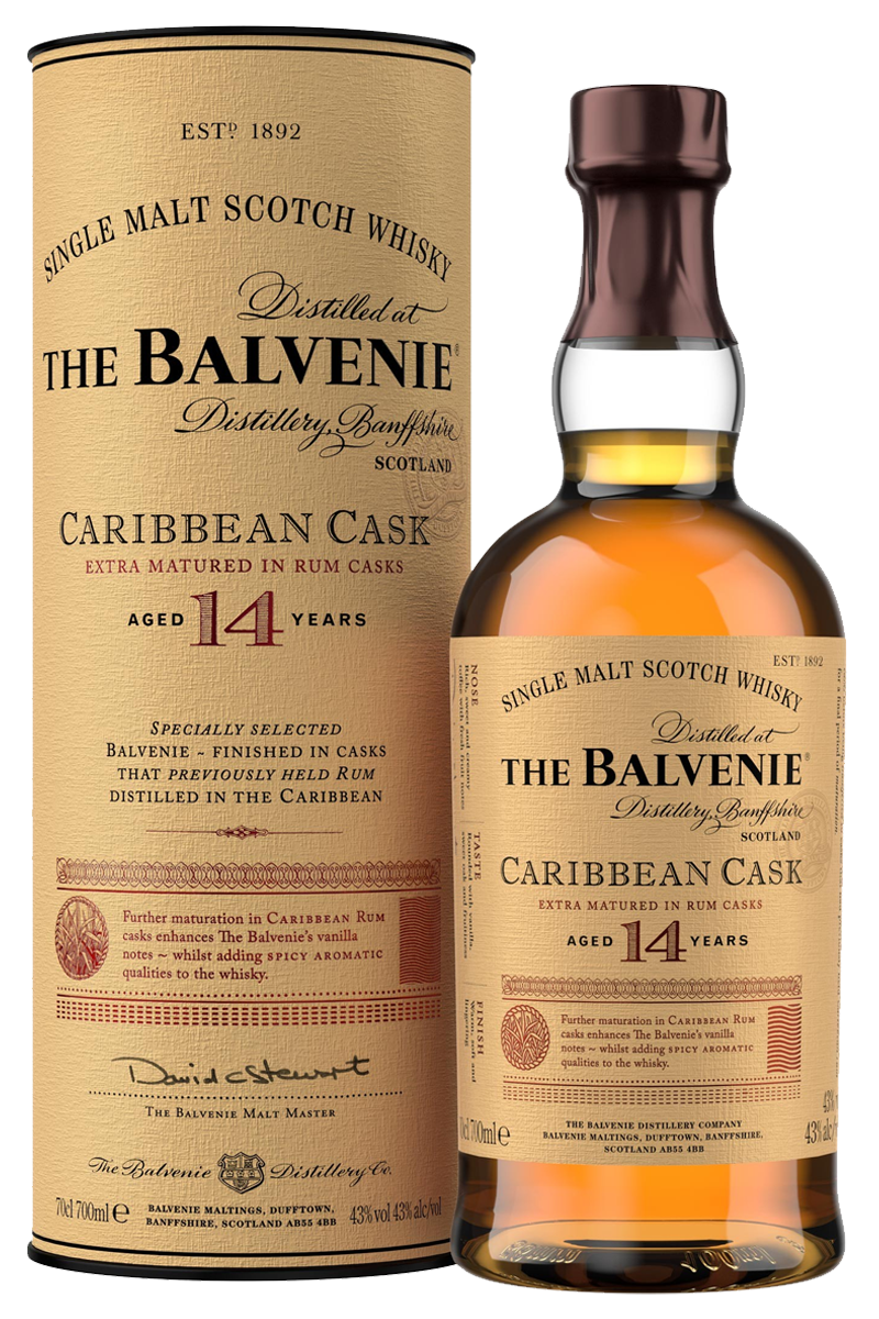 The Balvenie 14 Years Caribbean Cask Finish Single Malt Scotch Whisky