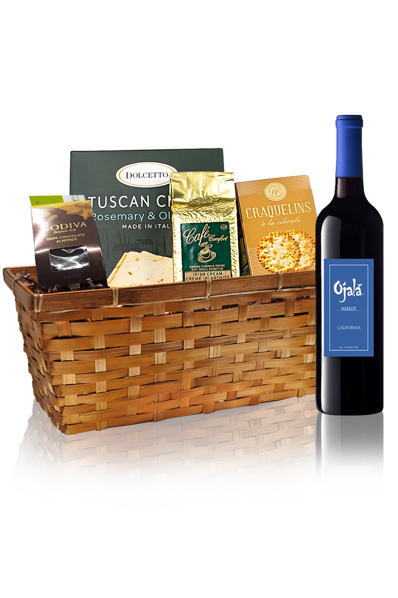 Wine Gift Basket Ojala Merlot