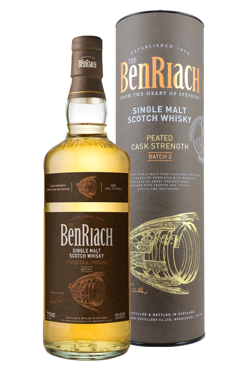 Benriach Peated Cask Strength Single Malt Scotch Whisky 750 ML