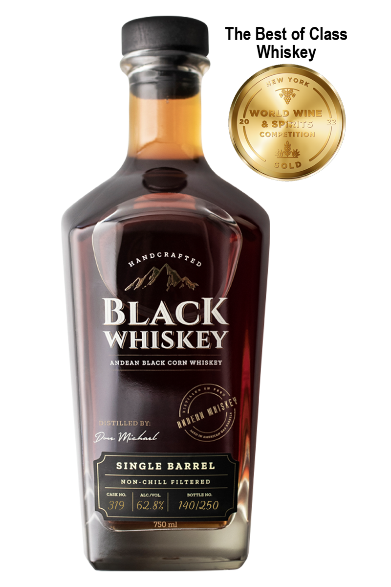 Black Whiskey - Andean Black Corn Whiskey Single Barrel