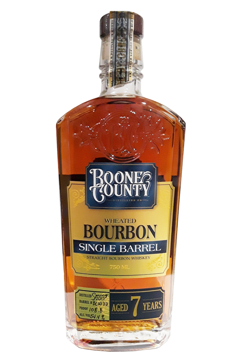 Boone County Single Barrel 7 Years Wheated Straight Bourbon Whiskey