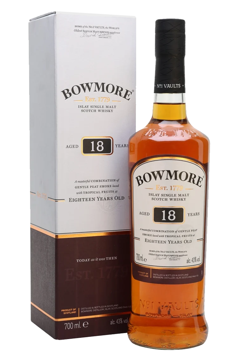 Bowmore 18 Years Islay Single Malt Scotch Whiskey