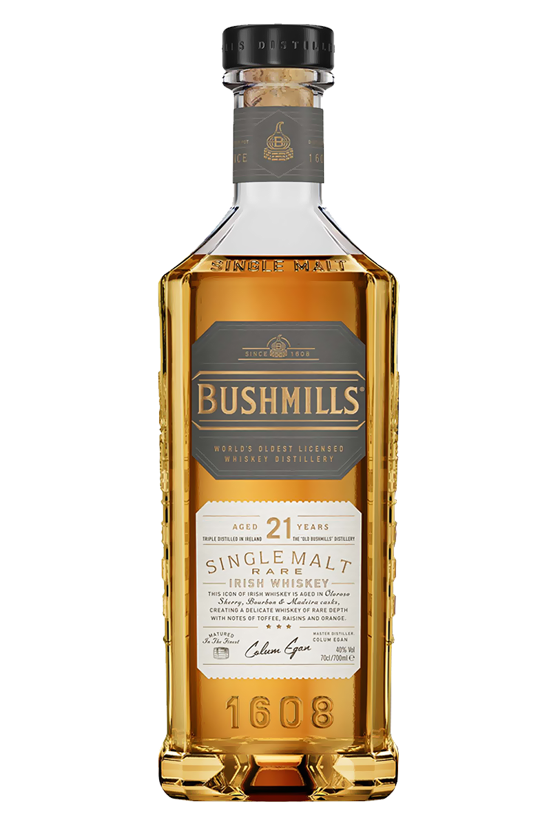 Bushmills 21 Years Single Malt Irish Whiskey 750 ML