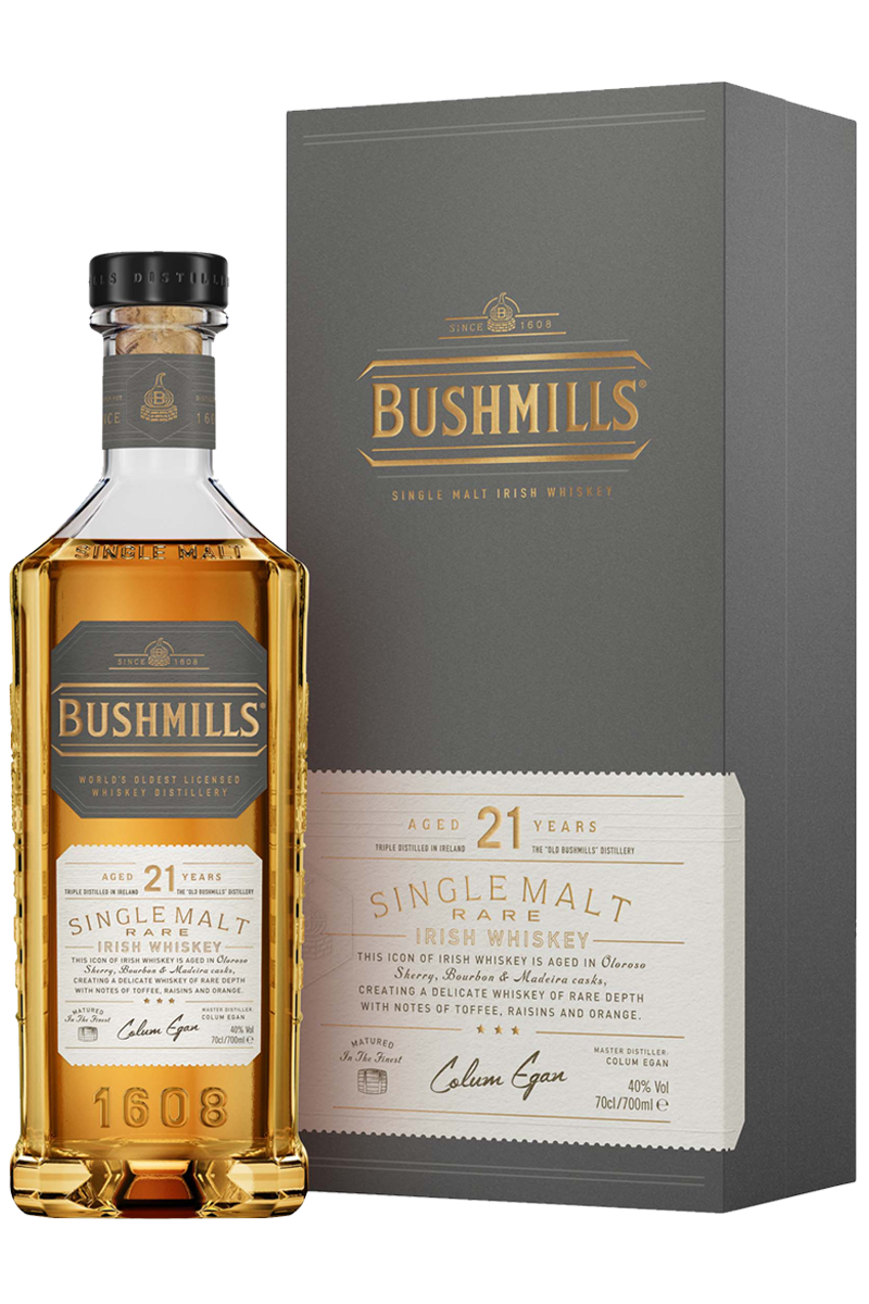 Bushmills 21 Years Single Malt Irish Whiskey 750 ML 2