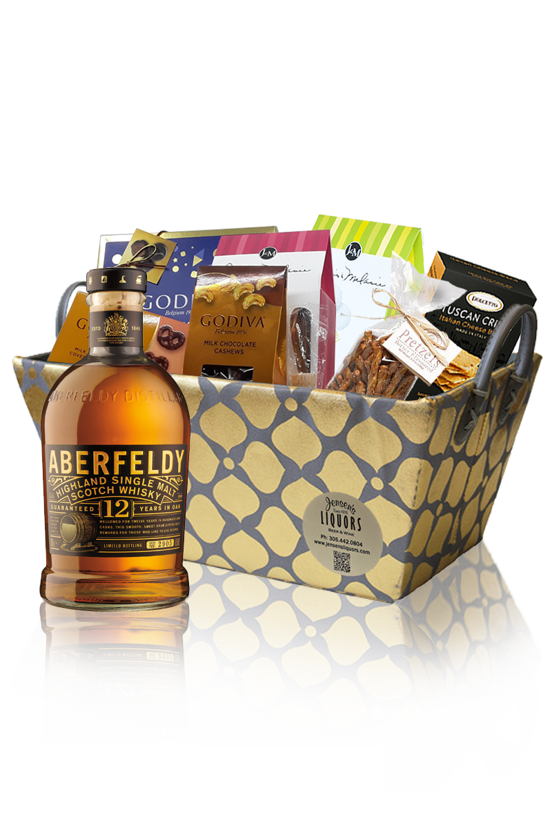 Single Malt Gift Basket Aberfeldy 12 Years