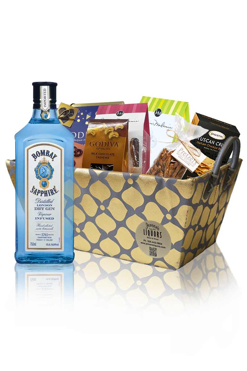 Gin Gift Basket Bombay Sapphire