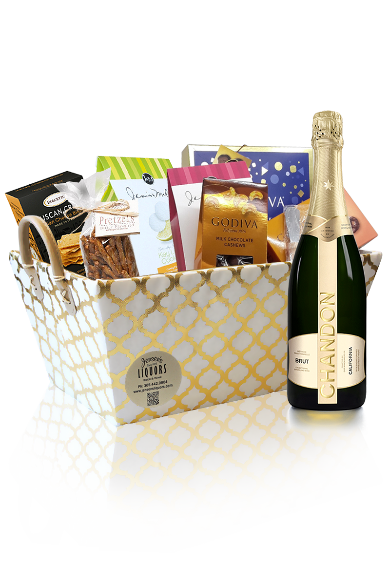 Sparkling Wine Gift Basket Chandon Brut