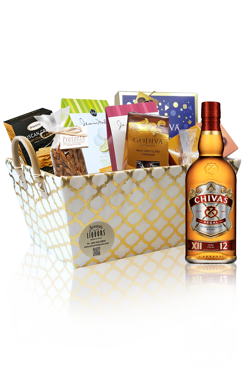 Scotch Gift Basket Chivas Regal 12 Years