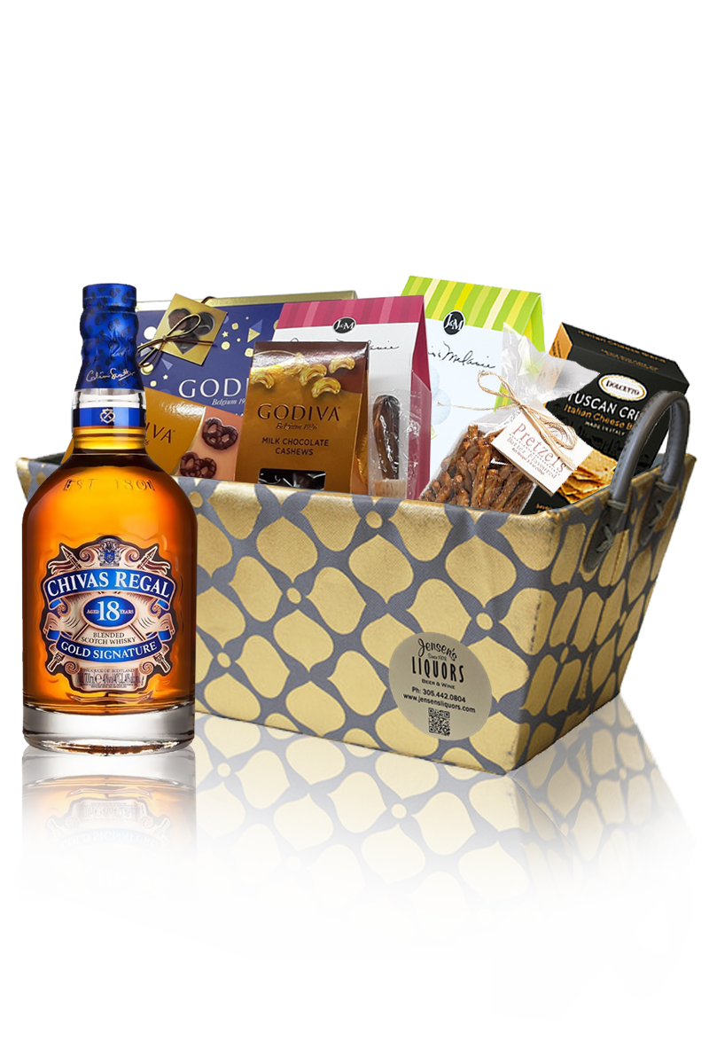 Scotch Gift Basket Chivas Regal 18 Years