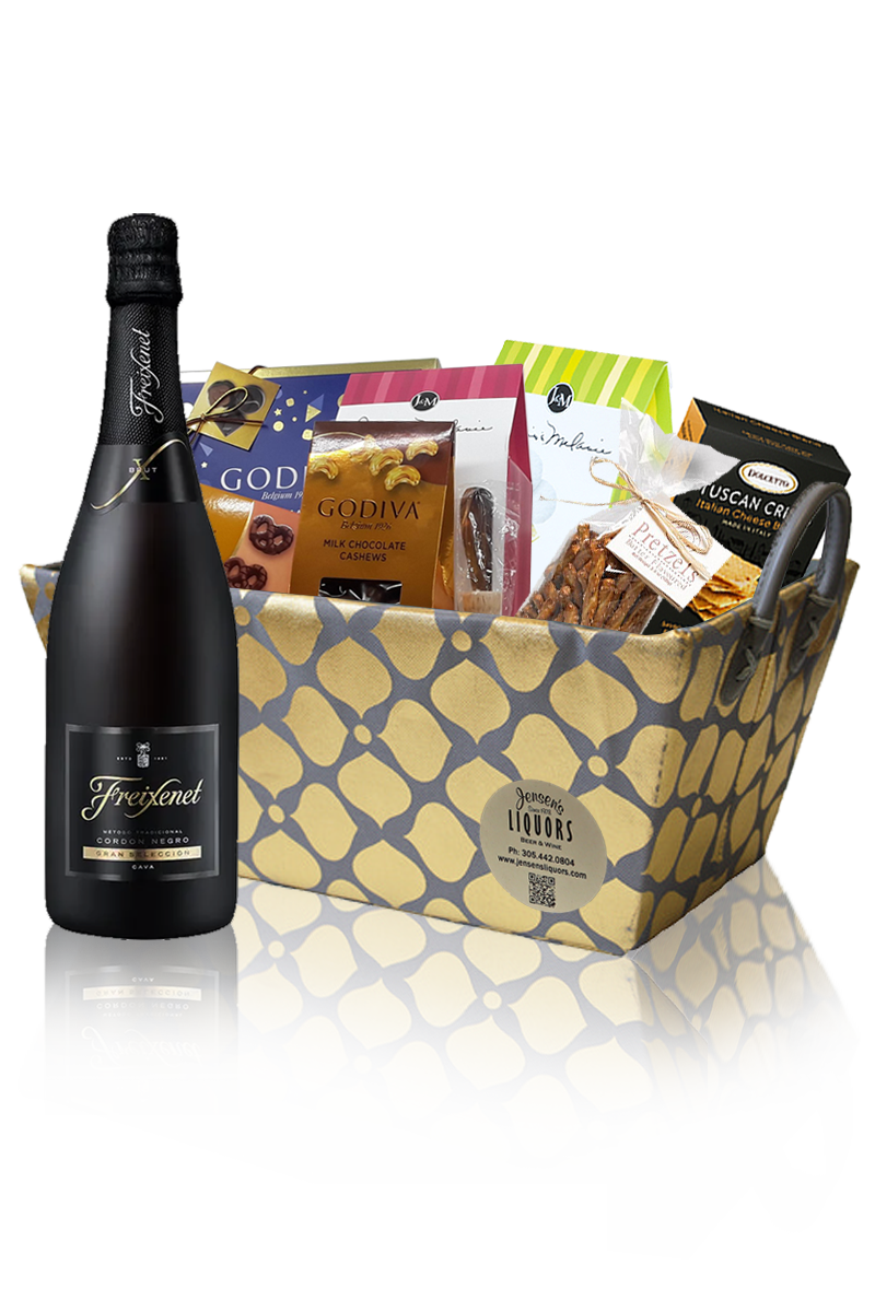 Sparkling Wine Gift Basket Freixenet Brut