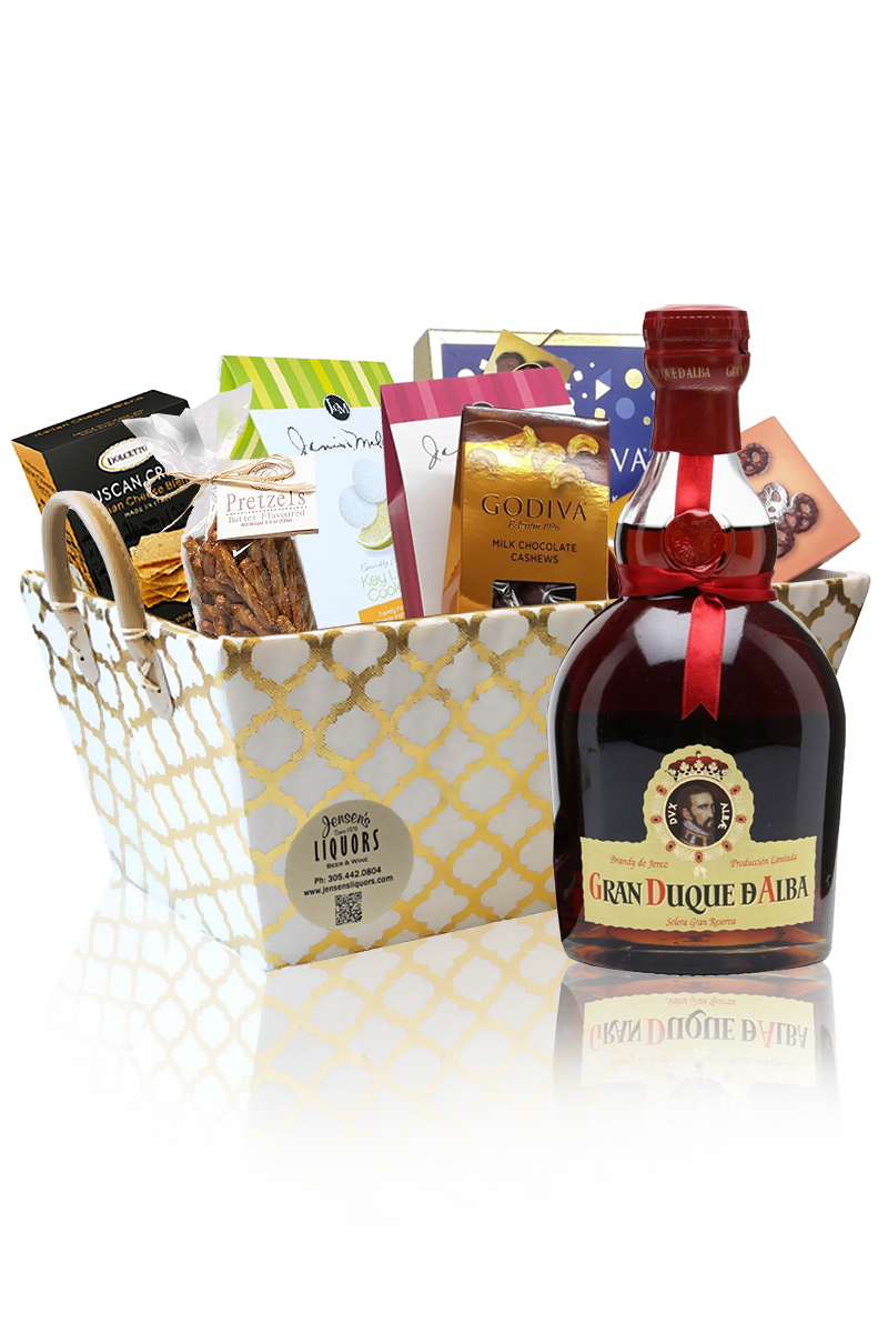 Cognac-Brandy Gift Basket Gran Duque de Alba