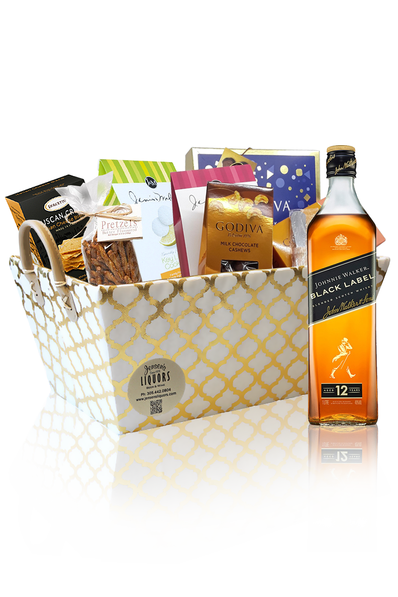 Scotch Gift Basket Johnnie Walker 12 Years