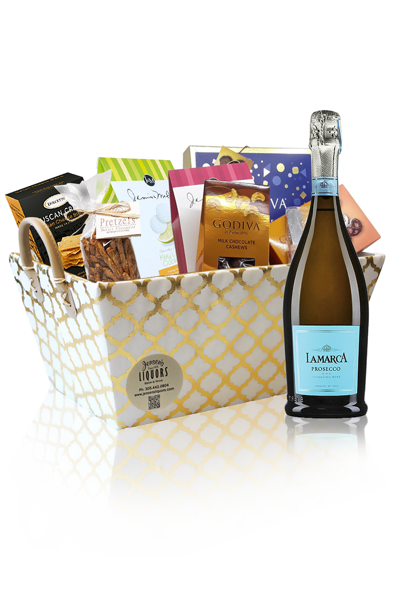 Sparkling Wine Gift Basket La Marca