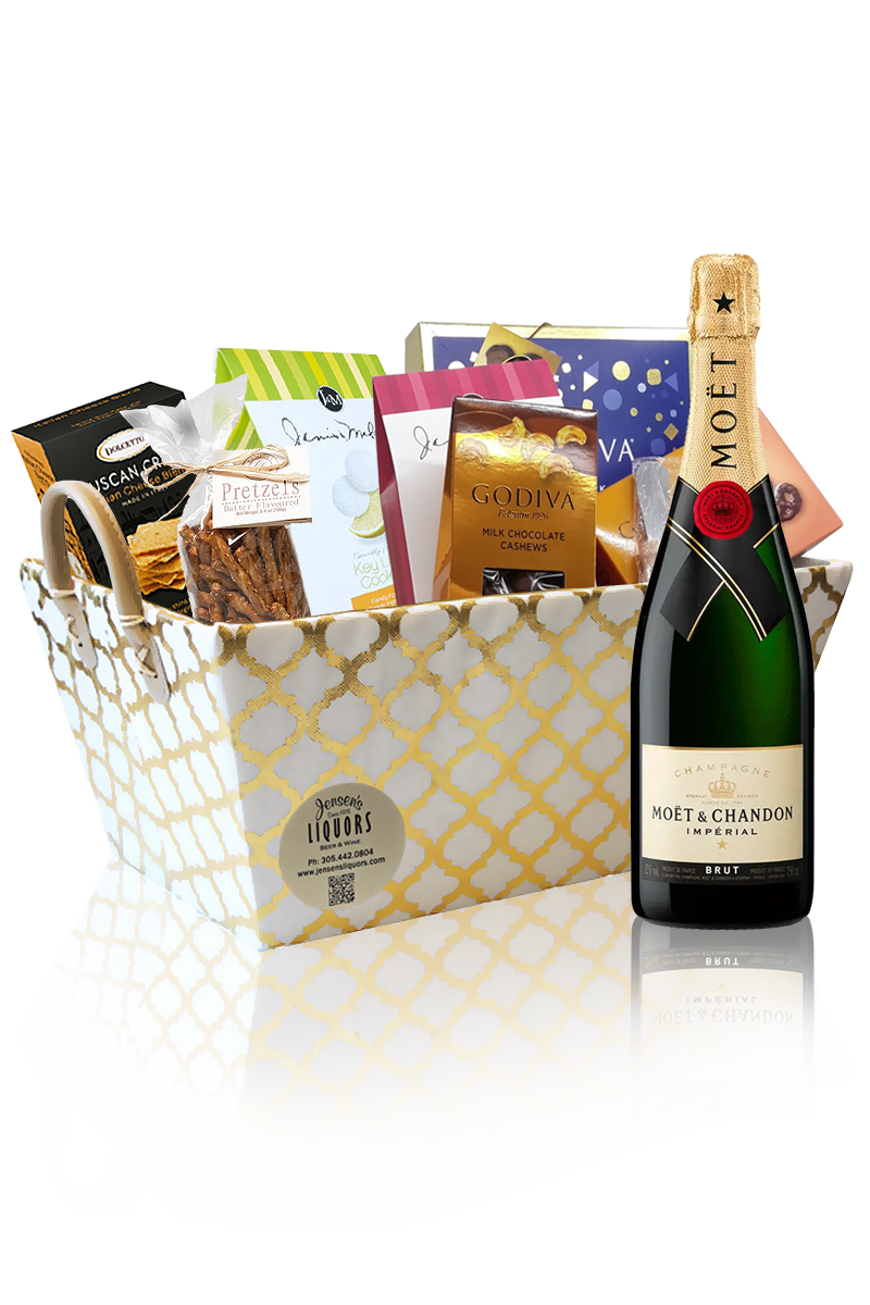 Champagne Gift Basket Moet & Chandon Imperial