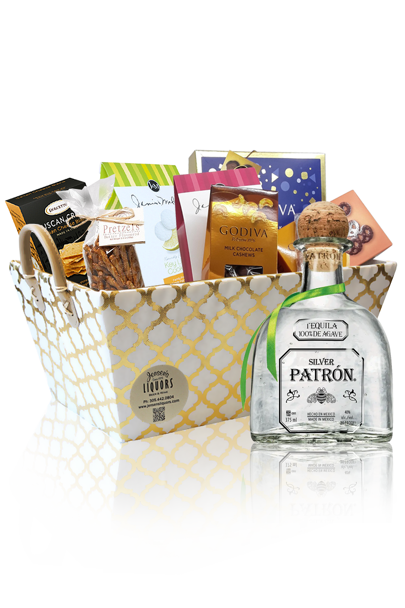 Tequila Gift Basket Patron