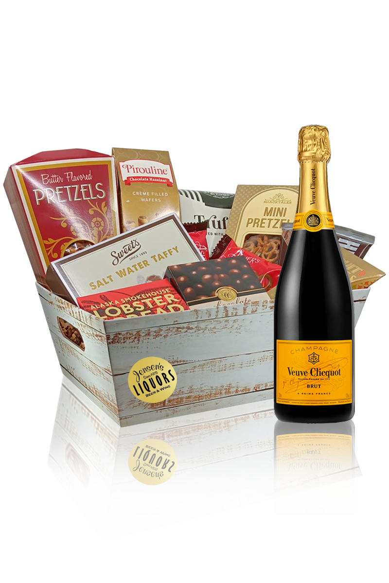 Veuve Clicquot Yellow Brut Basket