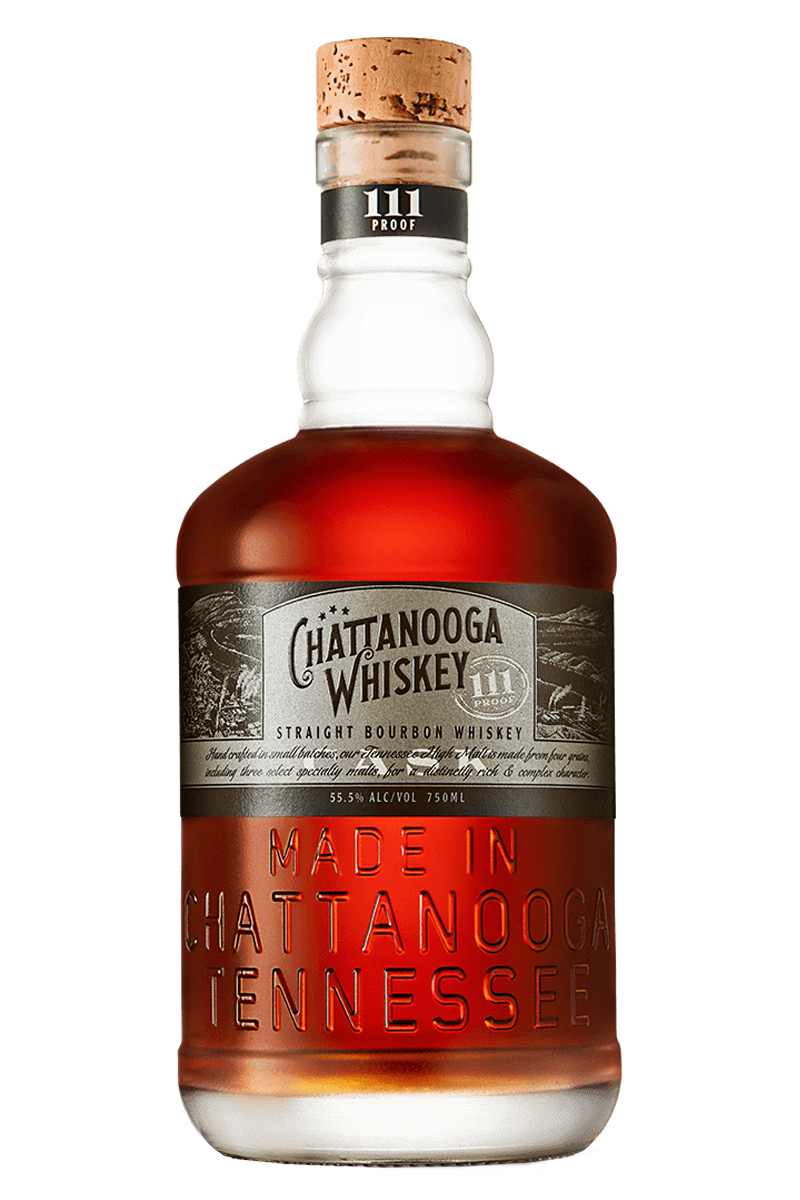 Chattanooga 111 Proof Tennessee Straight Bourbon Whiskey