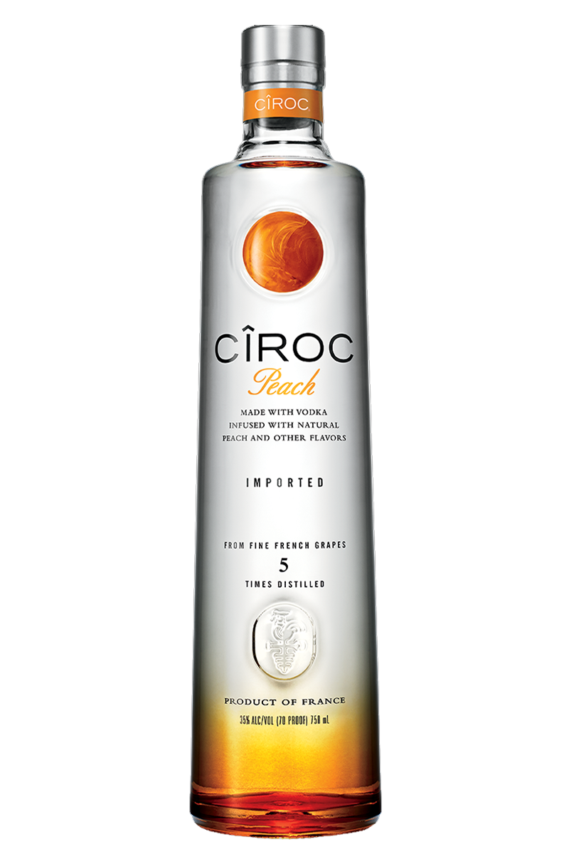 Ciroc Peach Flavored French Vodka 1.75 LT