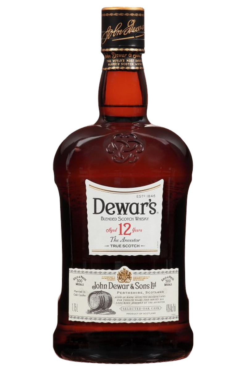 Dewar's 12 Years Blended Scotch Whisky 1.75 LT – Sunset Corners