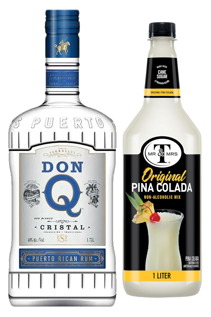 Don Q Cristal Piña Colada Cocktail Bundle