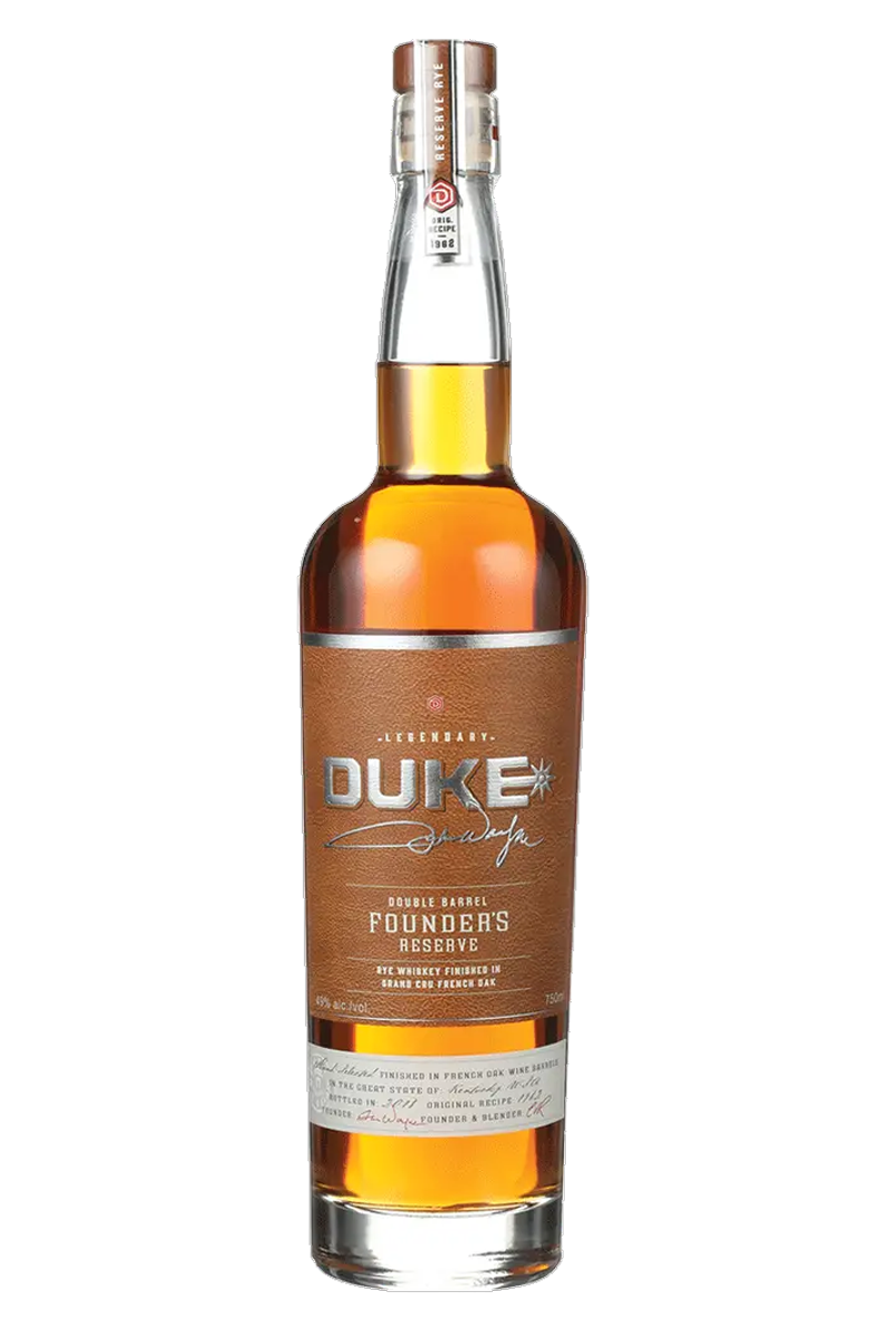 Duke Double Barrel Founders Reserve Rye Whiskey