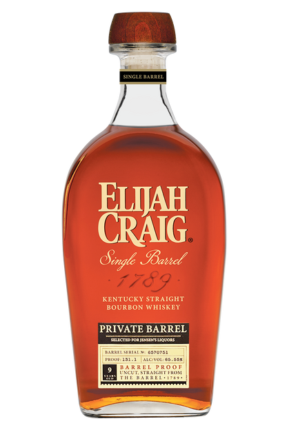 Elijah Craig Single Barrel Barrel Proof Kentucky Straight Bourbon Whiskey