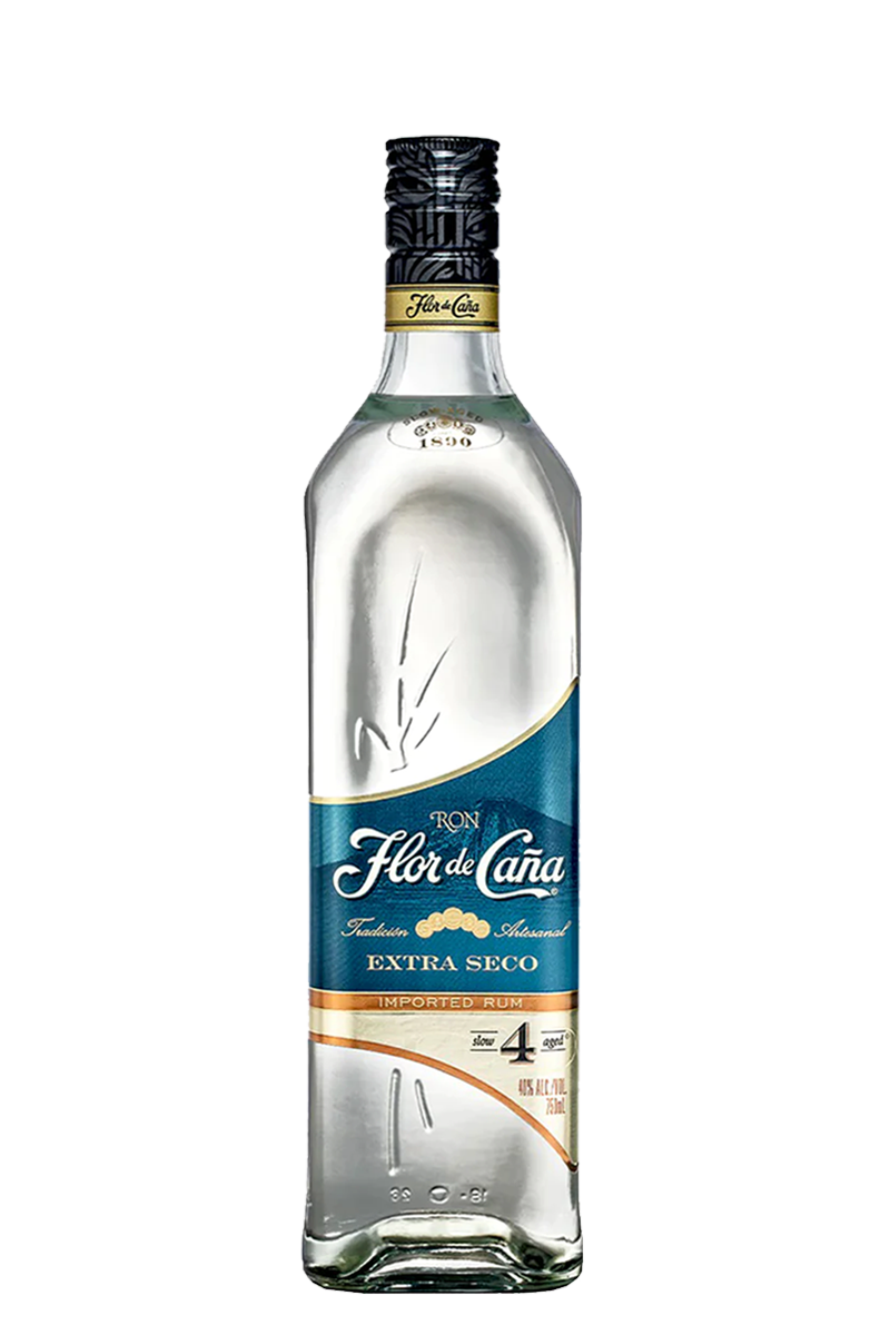 Flor de Caña 4 Years White Rum 750 ML