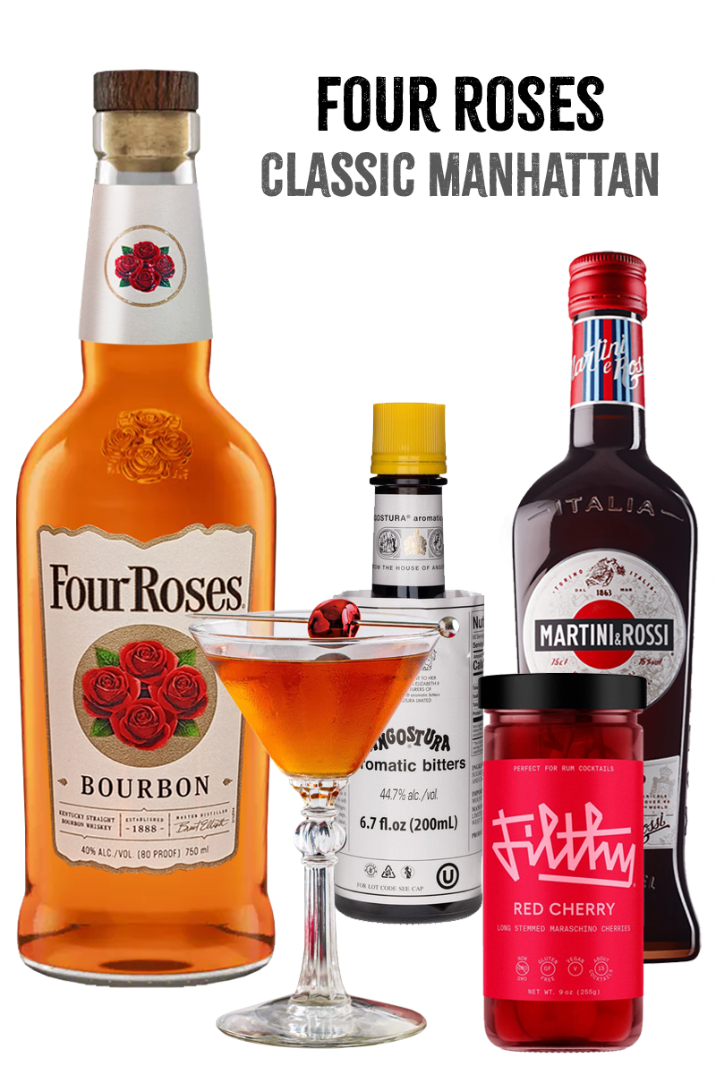 Four Roses Classic Manhattan Cocktail Kit