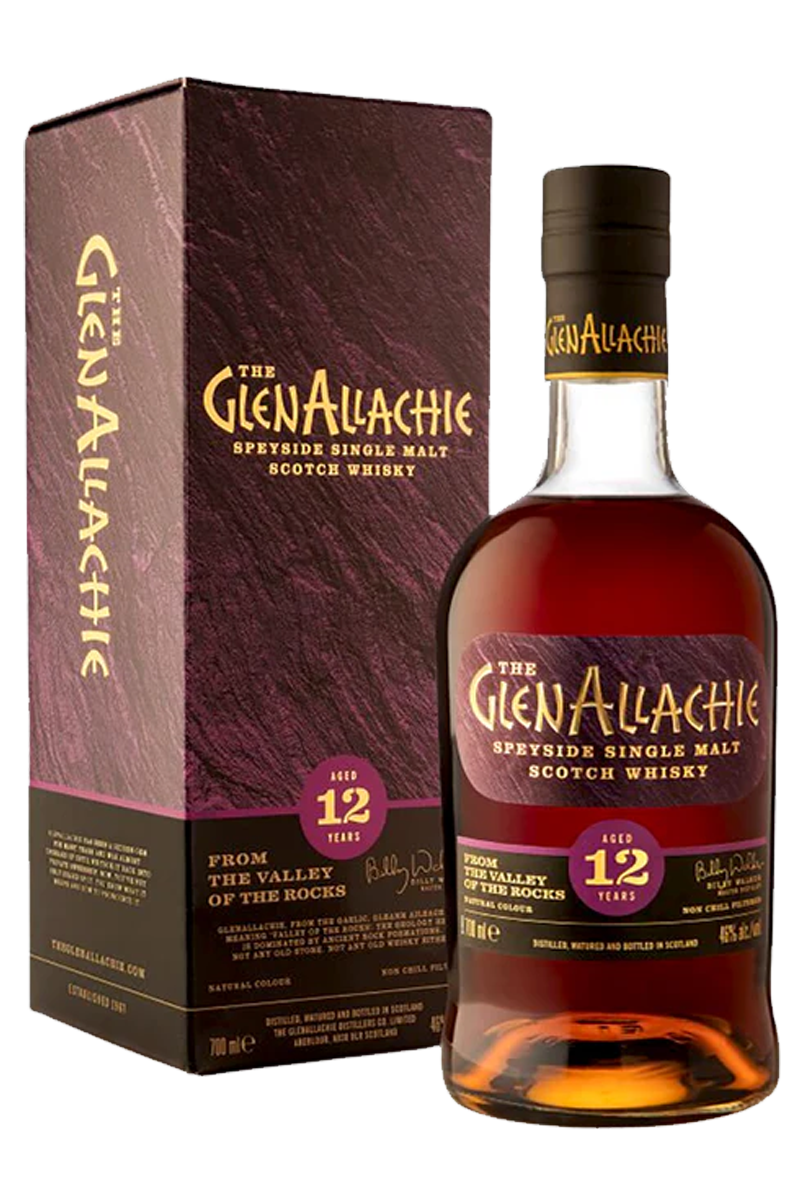 The GlenAllachie 12 Years Speyside Single Malt Scotch Whisky 750 ML