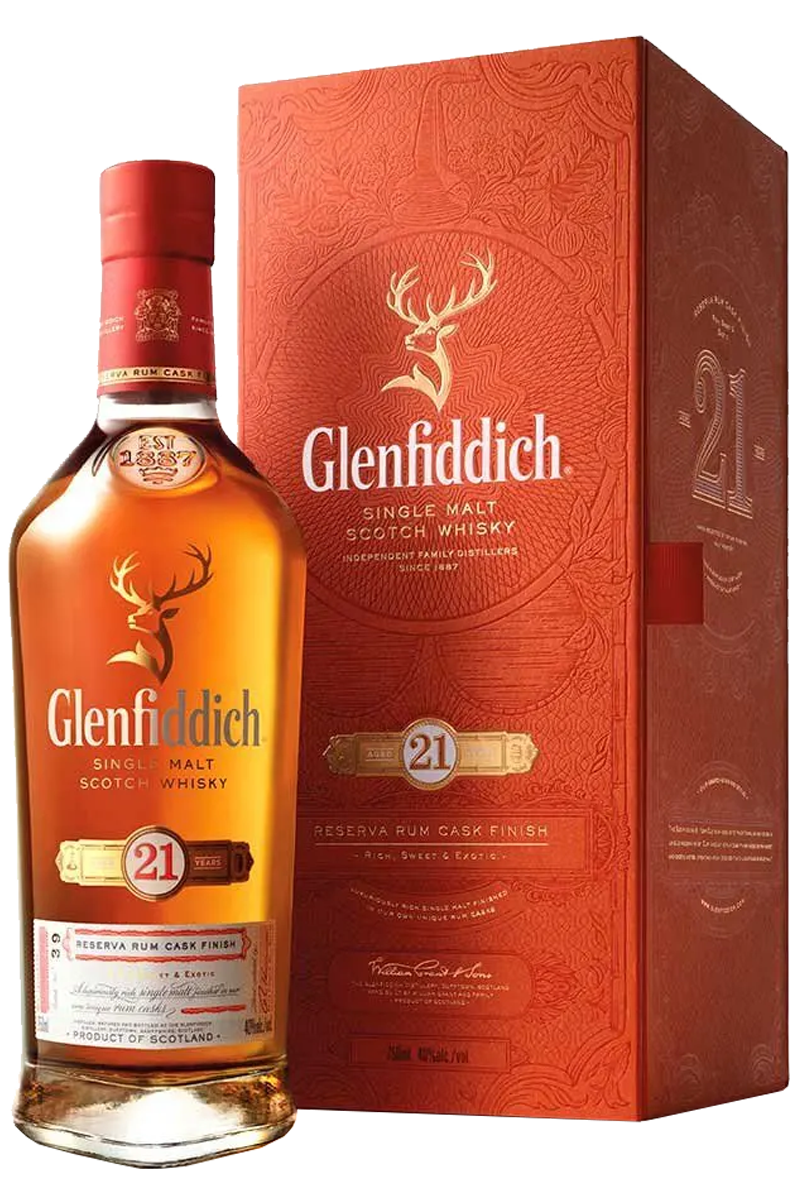 Glenfiddich 21 Years Reserva Rum Cask Finish Single Malt Scotch