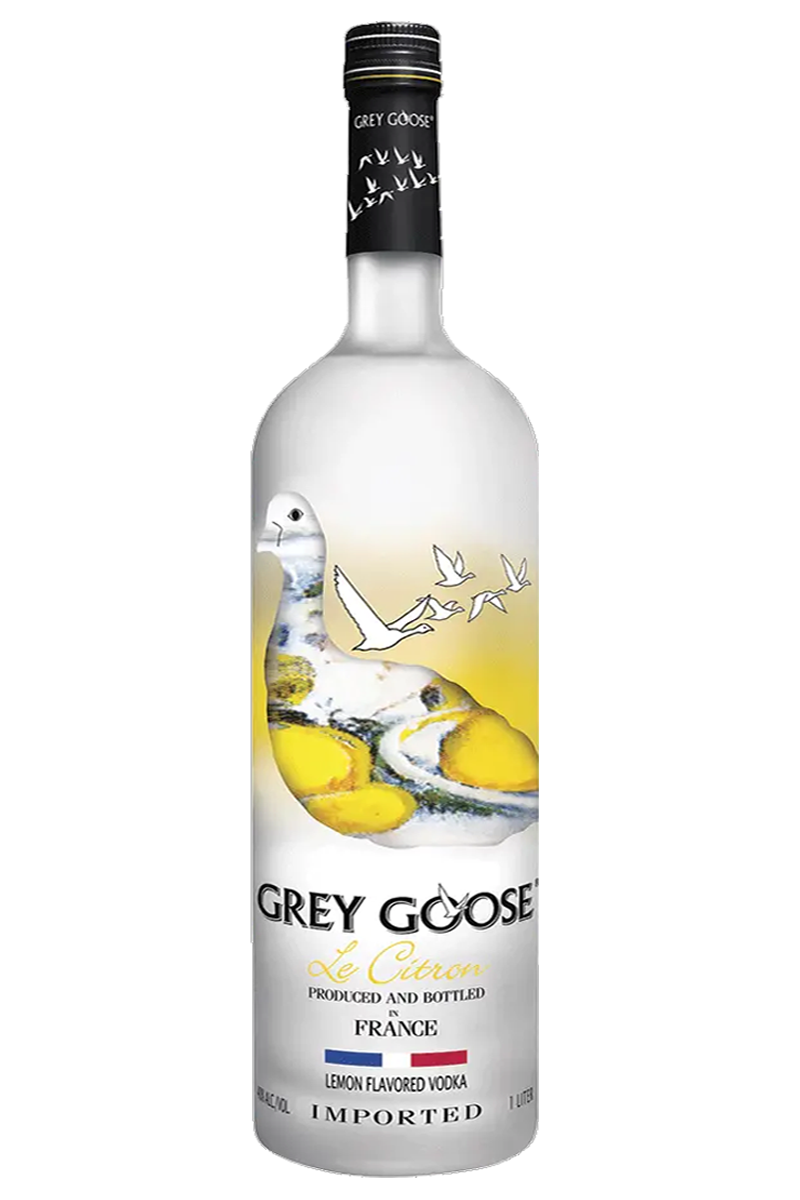 Grey Goose Le Citron Flavored French Vodka 1.75 LT