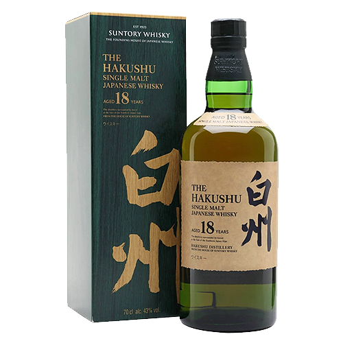 The Hakushu 18 Years Old Single Malt Japanese Whisky