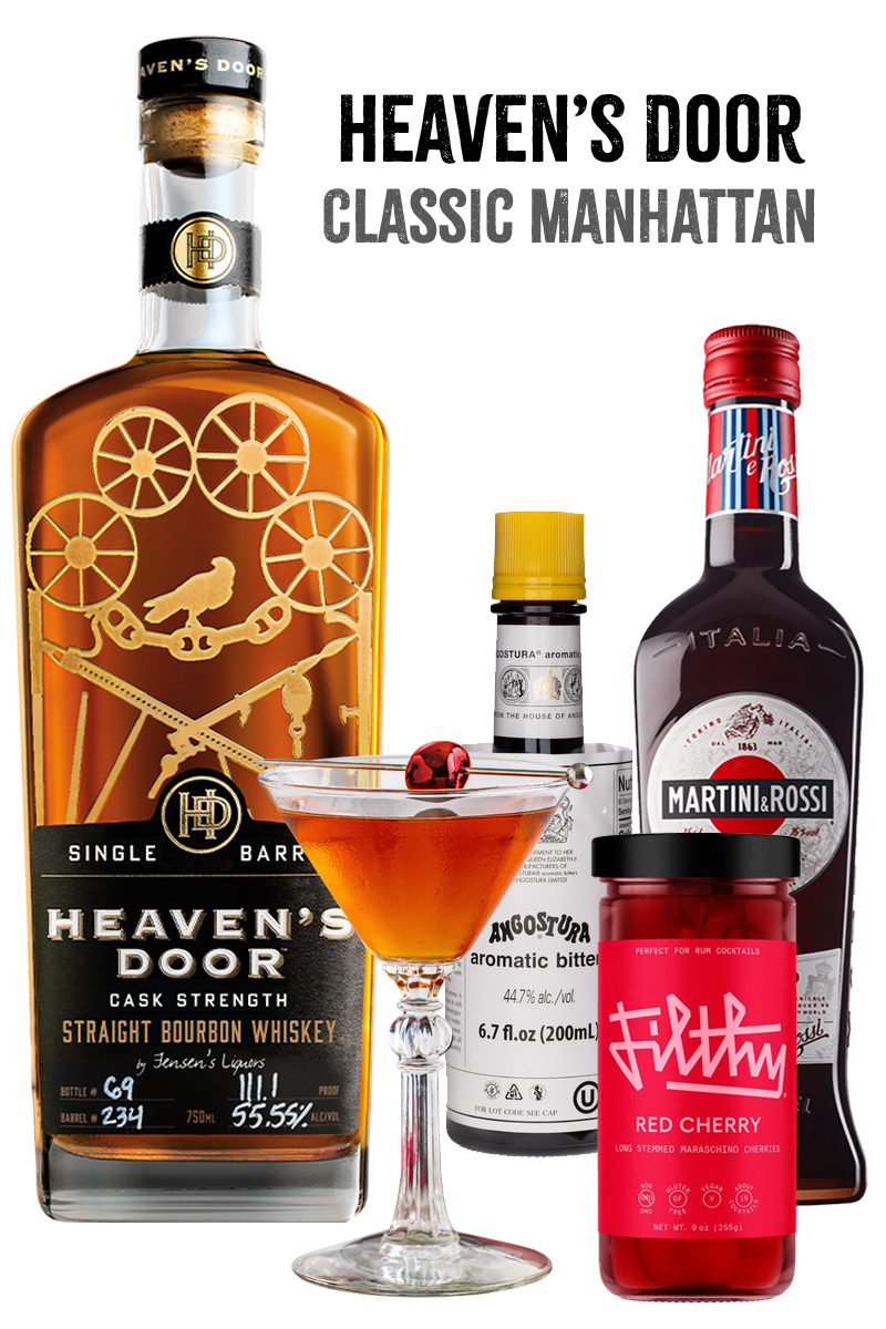 Heaven's Door Classic Manhattan Cocktail Kit