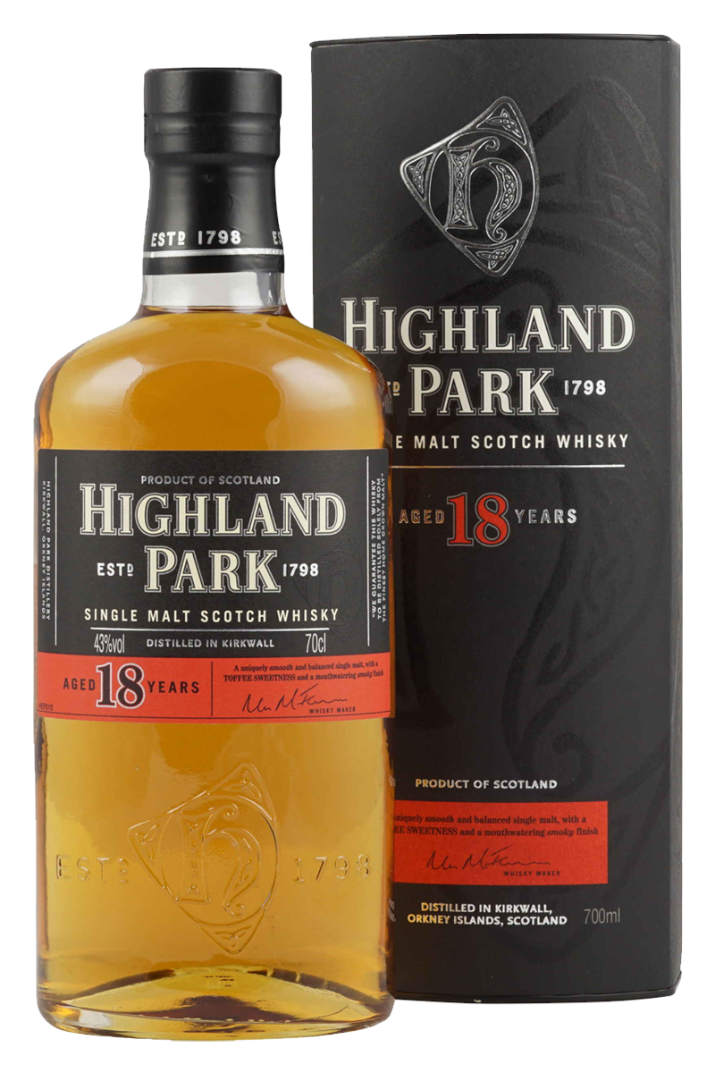 Highland Park 18 Years Single Malt Scotch Whisky