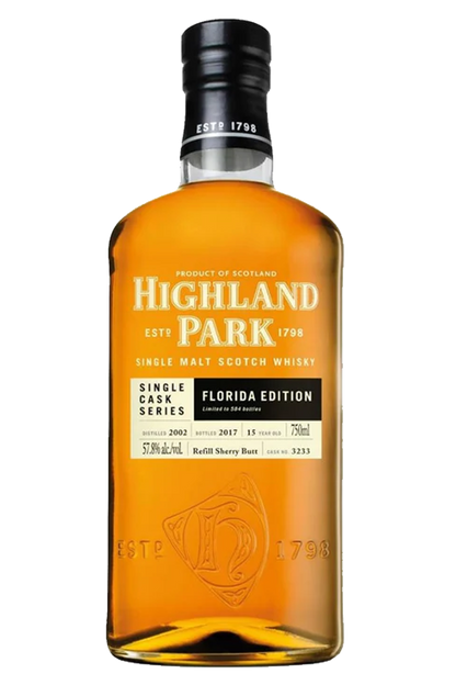 Highland Park Single Cask Series Florida Edition 15-Year-Old Single Malt Scotch Whisky 2