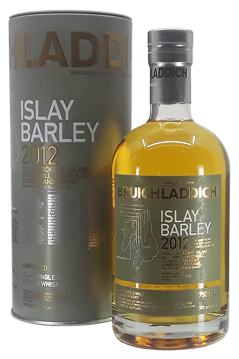 Bruichladdich Islay Barley Unpeated Islay Single Malt Scotch Whisky 2012