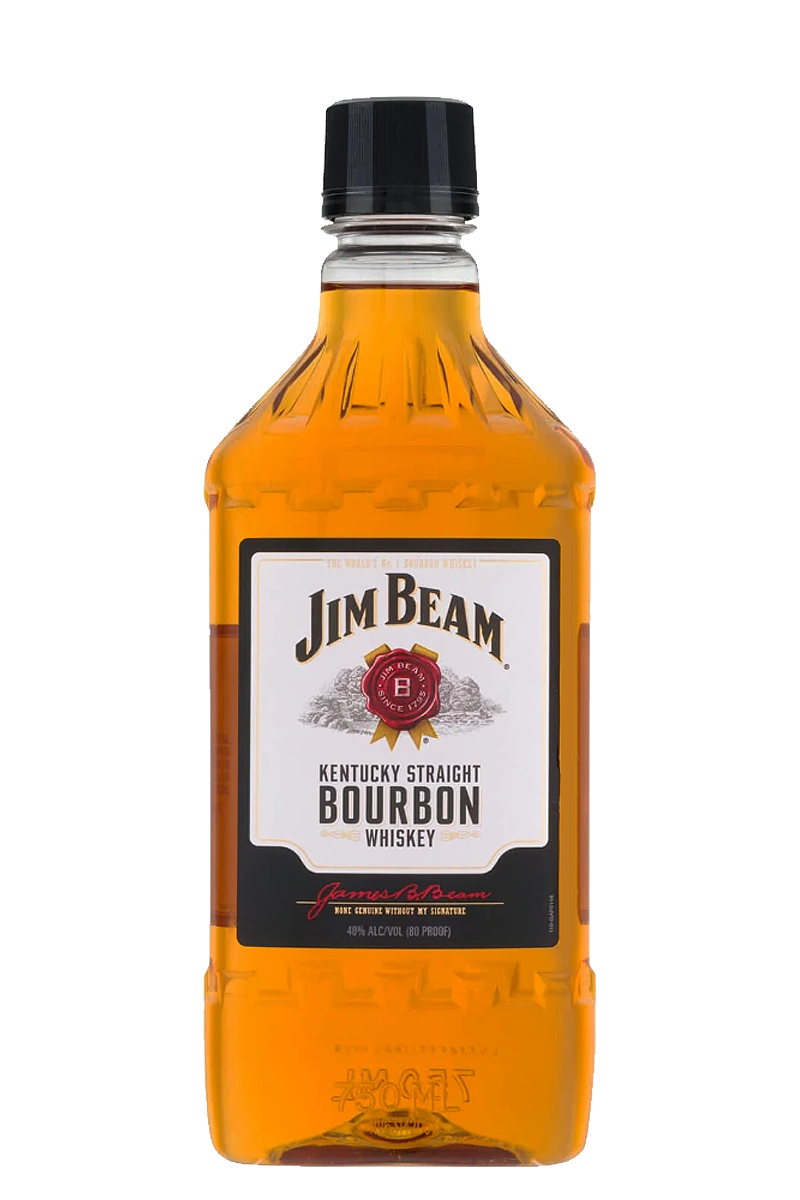 Jim Beam Kentucky Straight Bourbon Whiskey PET 750 ML