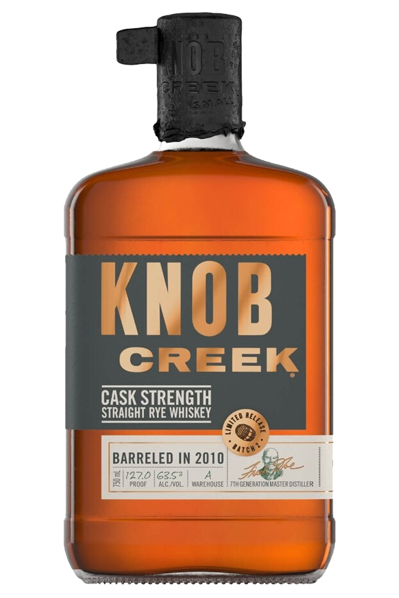 Knob Creek Cask Strength Straight Rye Whiskey 750 ML