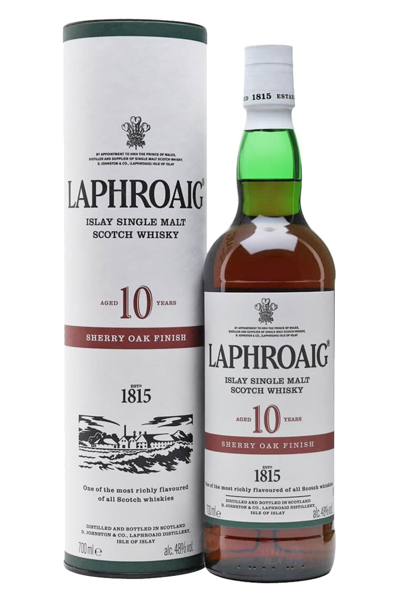 Laphroaig 10 Years Sherry Oak Finish Islay Single Malt Scotch Whisky